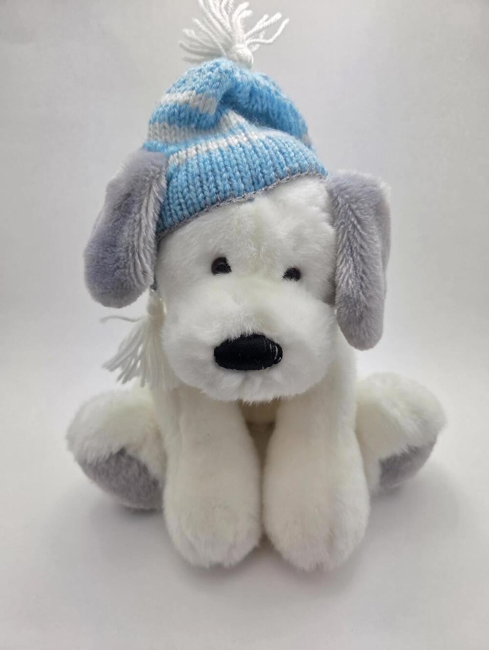 Gund Vintage "Parker" the Dog  Blue Hat Scarf Vintage Collectible (14 inch)